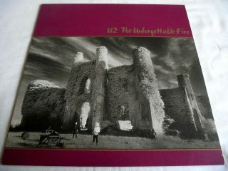 U2 The Unforgettable Fire 1984 Island Lp