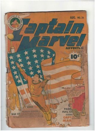 Captain Marvel Adventure 26 Fawcett 1943 Cc Beck 1.  5