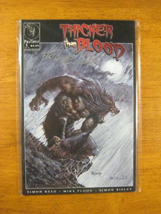 Wow Thicker Than Blood 1 Signed By Mike Ploog