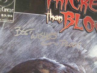 Wow THICKER THAN BLOOD 1 SIGNED BY MIKE PLOOG 2