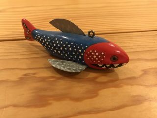 Jay Mcevers Fish Decoy - Folk Art Fish