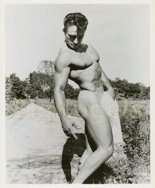 1960 Vintage 8x10 Les Demi Dieux Male Nude Richard Bennett Beauty Beefcake