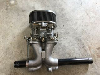 44mm Weber Carb W/ Intake,  Classic,  Vintage Vw Air Cooled,  Beetle,  Bus,  Hot Rod