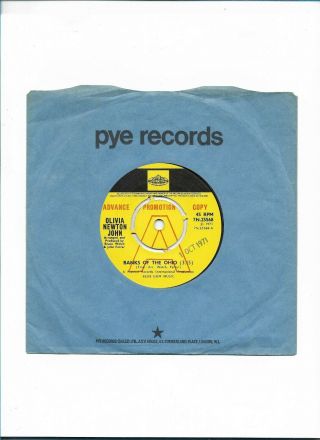 Olivia Newton - John - Banks Of The Ohio - (1971 45rpm Pye Records " Promo ")