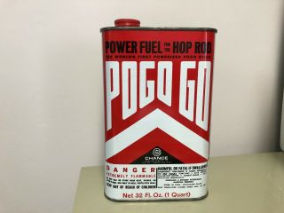 Vintage Pogo Go Fuel Can For Hop Rod Motorized Gas Powered Pogo Stick Bychance