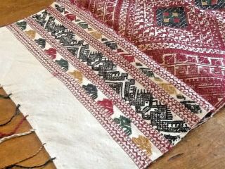 Vintage African Tribal Silk Table Runner
