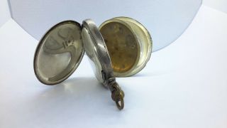 Vintage Elgin Full Hunter Case Pocket Watch Dueber Coin Silver