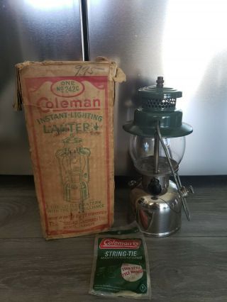 Vintage Coleman Lantern Model 242c Dated 8 49
