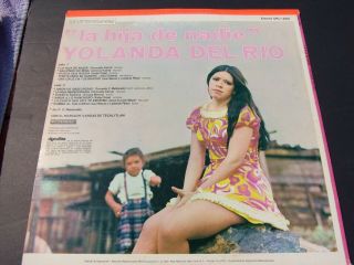 Yolanda Del Rio Lp Vinilo 1972 Album Usado: La Hija De Nadie Buena Condicion.