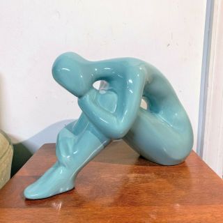 Vintage Jaru Mid Century Modern Minimalist Ceramic Art Figurine Sculpture