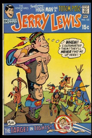 Adventures Of Jerry Lewis 122 Vf 8.  0 Superman Frankenstein