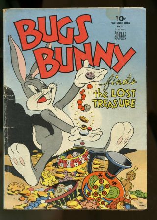 Four Color 51 Very Good - 3.  5 Bugs Bunny 1944 Dell Comics