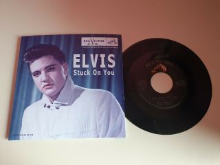 Elvis Presley Stuck On You Usa 45 7 Inch Sleeve Only