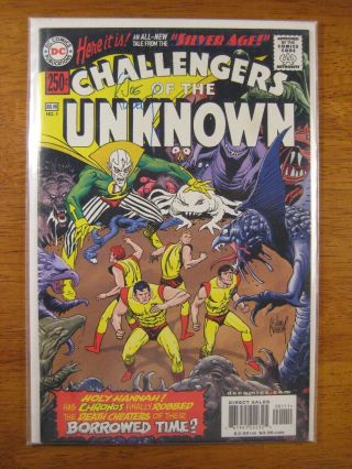 Wow Challengers Of The Unknown 1 Signed By Joe Kubert