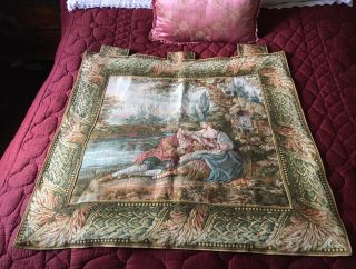 Large Wall Hanging Tapestry French Style Romantic Scene