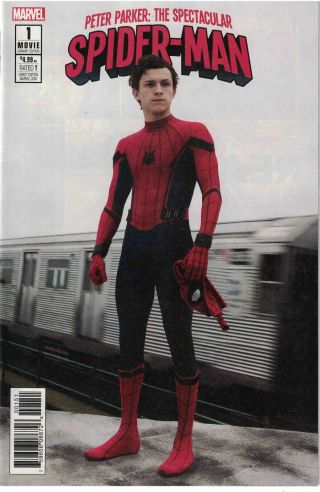 Marvel Comics Peter Parker The Spectacular Spider - Man 1 Movie Variant Cover Nm,