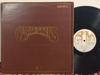 Carpenters Singles 1969 - 1973 Nm Embossed Gatefold Orig With Booklet