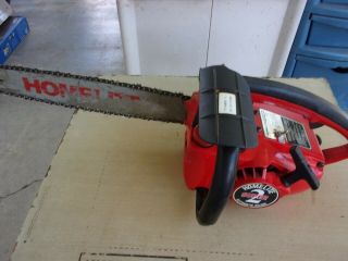 Vintage Homelite Textron 2 Automatic Oiling Chainsaw - 16 " Bar And Chain
