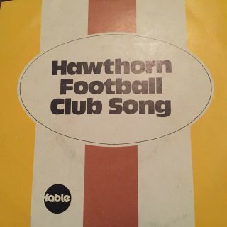 Hawthorn Football Club Song.  Fable Singers 1972 Australian 7 " - - Hawks Vfl Afl