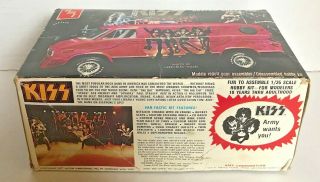 VINTAGE KISS 1977 AMT Custom Chevy Van MODEL KIT Aucoin UNassembled/Complete? 3