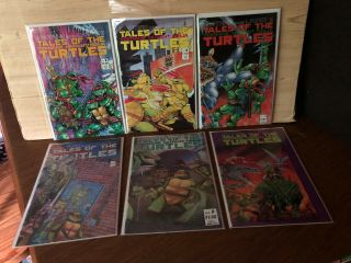 Tales Of The Teenage Mutant Ninja Turtles 1 - 4,  6,  7 Mirage Studios 1991 Nm -