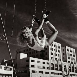 1984 Vintage Daryl Hannah Movie Actress By Helmut Newton Gymnast Photo Art 11x14