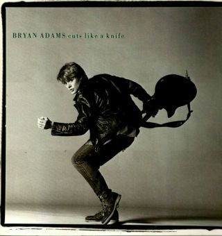 Bryan Adams Vinyl Lp A & M Records,  1983,  Sp - 4919,  Cuts Like A Knife Nm -