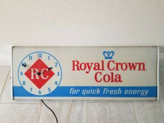 Vintage Rc Cola Clock/sign