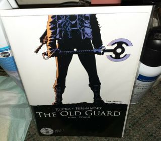 The Old Guard 1 First Print (image 2017) Rucka - Theron / Netflix Nm Cgc It