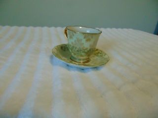 Vintage Miniature Tea Cup & Saucer Made In Occupied Japan