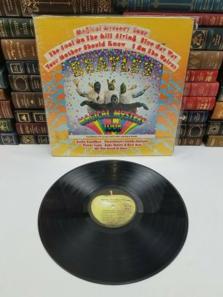 The Beatles Magical Mystery Tour W/ 24 Page Full Color Book Cover Lp 33