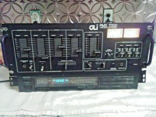 Vintage Gli Preamplifier Mixer Pmx 7000 & Onkyo T - 4038 Synthesized Tuner