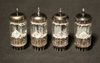 4 Vintage Telefunken 12ax7 Ecc83 Vacuum Tubes