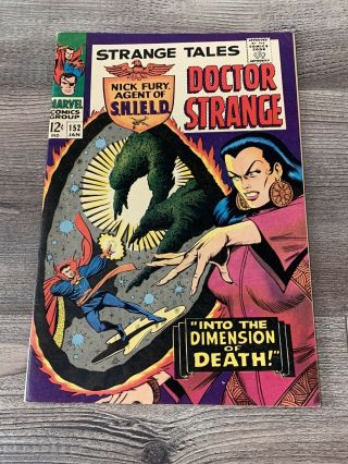 Strange Tales 152 Marvel 1967 Dr Strange Nick Fury 1 Owner Vf