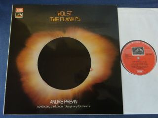 Tas Nm Ed1 Holst - The Planets Lp,  London S/o,  Andre Previn,  Emi Asd 3002