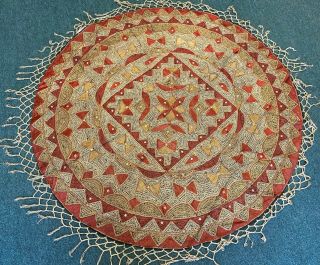 Needle Work Pak Round Table Cloth / Wall Hanging 3.  8 X 3.  8