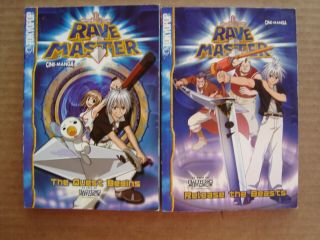 First RAVE MASTER ' s vol 1 & 2 plus 9 additional issues 7 8 9 10 17 20 21 22 32 2