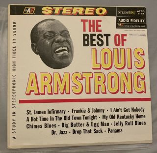 The Best Of Louis Armstrong Record Vinyl Lp Afsd 6132 Audio Fidelity 1964