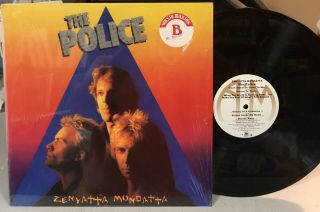 The Police Zenyatta Mondatta 1980 Lp Vinyl Nm - Sp - 3720 In Shrink