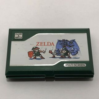 Vintage Nintendo Game And Watch Multi - Screen Zelda Handheld Game - Gd Cond