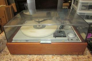 Vintage Klh Model Twenty - Four / 24 Turntable With Dustcover