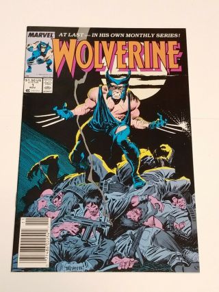 Wolverine S 1,  2,  3 & 4 Marvel Comics 1988 1st Regular Series 1st App Of Patch