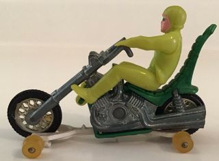 Vintage Redline Era Hotwheels 1972 Rrrumblers DEVILS DEUCE (green) Lime Rider 2