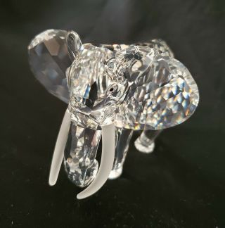 Vintage Swarovski Crystal Elephant Figurine – Retired “inspiration Africa” 1993