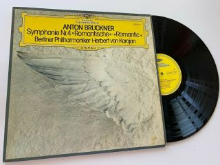 Anton Bruckner Symphonie Nr 4 Lp Berliner Philharmoniker Von Karajan Dg 2530 674