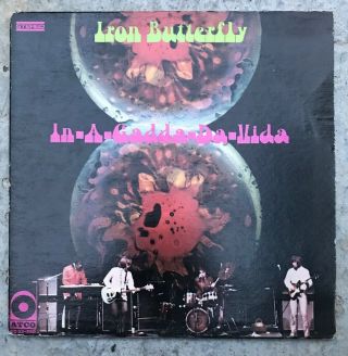 Iron Butterfly In - A - Gadda - Da - Vida Lp Rock Vinyl Record Atco Ex