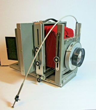Vintage Burke & James 5 X 7 Camera With No.  5 Ilex Paragon F 4.  5 Series S Lens