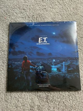 E.  T.  The Extra Terrestrial Remastered 2lp Limited Vinyl Score Mondo Record