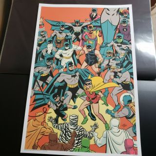 Michael Cho " Detective Comics Vol.  2 1000 " Limited Edition Art Print Dc Batman