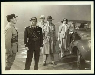 Vintage 1942 Humphrey Bogart " Casablanca " Ingrid Bergman Claude Rains